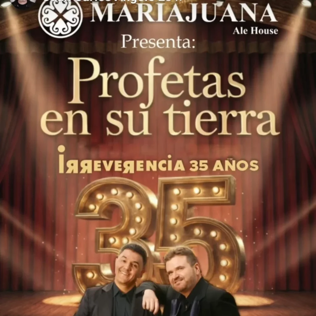 IRREVERENCIA 35 AÑOS (MARIAJUANA BAR)